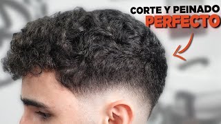 MEJOR CORTE y PEINADO para PELO RIZADO u ONDULADO [upl. by Ahsenaj198]