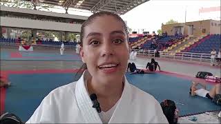 Ana María Taborda Oro para Colombia en karate III FISU AMERICA GAMES [upl. by Brozak]