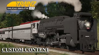 Trainz 2019  Custom Content Pt8 Cleveland and Cincinnati C5b Pacific [upl. by Ahtiekal]