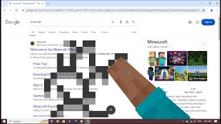 Minecraft Google Easter Egg ⛏️ [upl. by Annaeiluj]