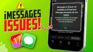 How to Fix Messages in iCloud is Not Available as iCloud and iMessage Account Dont Match Error [upl. by Welch510]