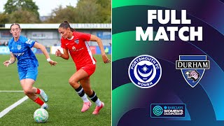 Full Match Portsmouth v Durham  Barclays Womens Championship 202425 [upl. by Noiek894]