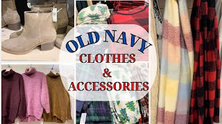 OLD NAVY SHOP WITH ME  CHRISTMAS PJS  CLOTHES  ACCESSORIES [upl. by Gilson146]