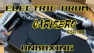 Carlsbro CSD120 Electric Drum Kit  Unboxing  Set Up  Electric Drum [upl. by Irisa]