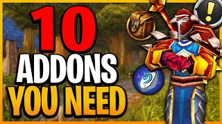 10 Addons You NEED For Classic WoW Fresh [upl. by Pestana]