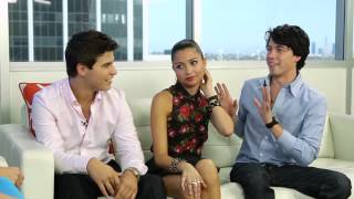 quotDegrassiquot Interview  Luke Bilyk Cristine Prosperi amp Munro Chambers [upl. by Kania]