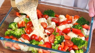 It’s so delicious that I make it almost every day Healthy broccoli and cauliflower recipe [upl. by Hinson]