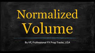 Normalized Volume Indicator Indicator Profile Series [upl. by Izy]