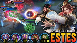 MVP Tank Estes Best Build 2023 Insane Healing  Build Top 1 Global Estes  MLBB [upl. by Watters355]