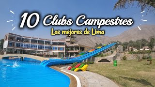 LOS 10 MEJORES CLUBS CAMPESTRES DE LIMA  2022 [upl. by Annaeoj]