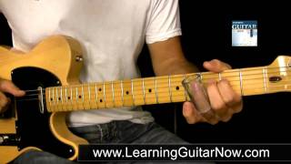 Open G Tuning Slide Guitar Lesson [upl. by Ybbor96]