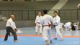 KUMITE  JKA 2015 Danilo de Cesaro Goshinkai x Douglas Albano Shobukan [upl. by Tabor63]