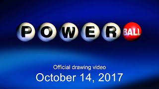 Powerball drawing for October 14 2017 [upl. by Dunson364]