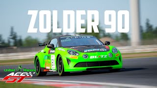 Борьба с шиканами  Zolder 90  ACCGT [upl. by Jedd]