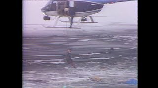 The moment Air Florida Flight 90 crashed into the Potomac River in Washington DC in 1982 [upl. by Llewol799]