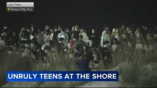 Unruly teens at Jersey Shore over Memorial Day Weekend [upl. by Walliw]