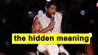 ❰HIDDEN MEANINGS❱ Ushers Super Bowl LVIII Halftime Show  2024  Symbolism Analysis [upl. by Ataliah]