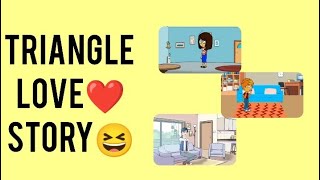 Triangle love story❤️😆🤣pakkavillagecomedy youtubevideos villagecomedy viralvideo love trending [upl. by Millicent]