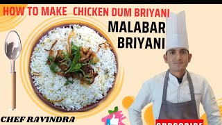 Malabar chicken dum biryani  chicken dum biryani  briyani  Gee Rice  thalasserybiriyani [upl. by Baumbaugh]