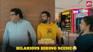 Parris Jeyaraj Shopping Mall Comedy Scene  Santhanam  Anaika Soti  Motta Rajendran  Sun NXT [upl. by Cohligan]