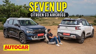 Citroen C3 Aircross review  Citroens sevenseater Creta rival  First Drive  Autocar India [upl. by Attenreb]