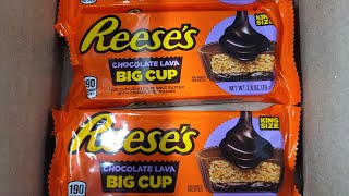 Reeses Chocolate Lava Big Cup review [upl. by Albers539]