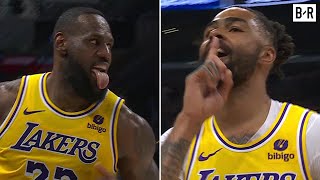 LeBron James Leads Lakers WILD 21Pt 4th Quarter Comeback vs Clippers [upl. by Aydidey]