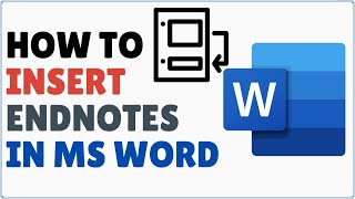 How to Insert Endnote in Word 2024 [upl. by Mccully]