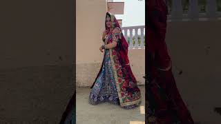 Jaipur ki chundi mangwa dyo mhara bansa shekhawati jatni chundi shekhawatiwinesdress slowmotion [upl. by Damales330]