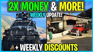 GTA Online WEEKLY UPDATE 2X Money amp More [upl. by Burnett]