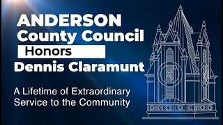 County Council Honors Dennis Claramunt [upl. by Siurtemed794]