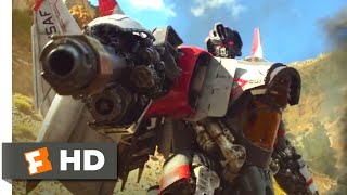 Bumblebee vs Blitzwing  Fight Scene  Bumblebee 2018 Movie Clip HD 4K [upl. by Ydnem]