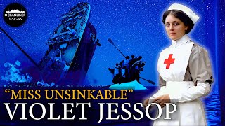 Surviving Titanic Britannic and Olympic’s Disasters Violet Jessop [upl. by Ardnalahs]