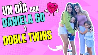 😍 UN DÍA CON DANIELA GO y DOBLE TWINS 😎 REACCIÓN de GISELA 😜 vlog [upl. by Liss]