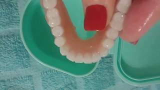 How to Apply a Thermoplastic Denture Adhesive [upl. by Hurlee]