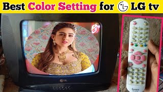 LG tv Best color settings  lg tv color setting  old lg tv color setting [upl. by Cameron]