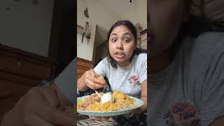 Bengali biryani in Ahmedabad Bopal Durga Puja দুর্গাপূজা থেকে বিরিয়ানি নিয়ে আসছি খাইতে কেমন [upl. by Igiul]