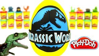 Jurassic World Sürpriz Yumurta Oyun Hamuru Dinozor Oyuncakları [upl. by Gerianne]