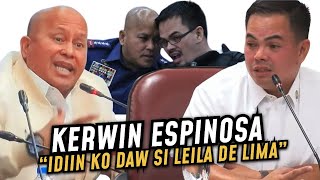 KERWIN ESPINOSA  TINAKOT AT BINANTAAN AKO NI SENATOR BATO DELA ROSA [upl. by Temhem]