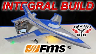 FMS Integral 80mm EDF UNBOXING AND ASSEMBLY fmsmodelRC integral review rcplane [upl. by Oiratnom]