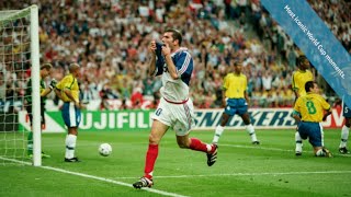 Zinedine Zidane beats Brazil in 1998 world cup final Most iconic World Cup moments [upl. by Stolzer]