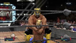 WWE 2K24  Iron Man Submission match King VS Liger Zero [upl. by Nylrem]