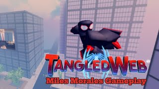 Roblox  Tangled Web Miles Morales Gameplay [upl. by Lebasiairam]