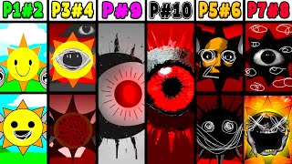 All Phases in Incredibox Sprunki Phase 2 VS Phase 3 VS Phase 4 VS Phase 5 VS Phase 6 VS Phase 710 [upl. by Mariam]