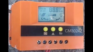 Solar charger controller setup Solar charger controller settings [upl. by Onaicilef808]