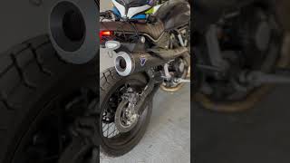 Termignoni exhaust idle Ducati Scrambler nextgen nightshift 2024 [upl. by Janis560]