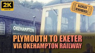 Southern Splendour Journey From Plymouth To Exeter via Okehampton [upl. by Bergin415]