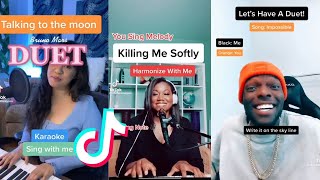 AMAZING TikTok Singing Duets Compilation🎤 [upl. by Acinorej]