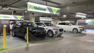 National Car Rental and Hertz  Orlando International Airport MCO  January 2022 [upl. by Ojela]