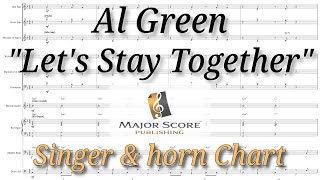 Lets Stay Together Al Green  Singer amp horn chart  Band arrangement [upl. by Theresita912]